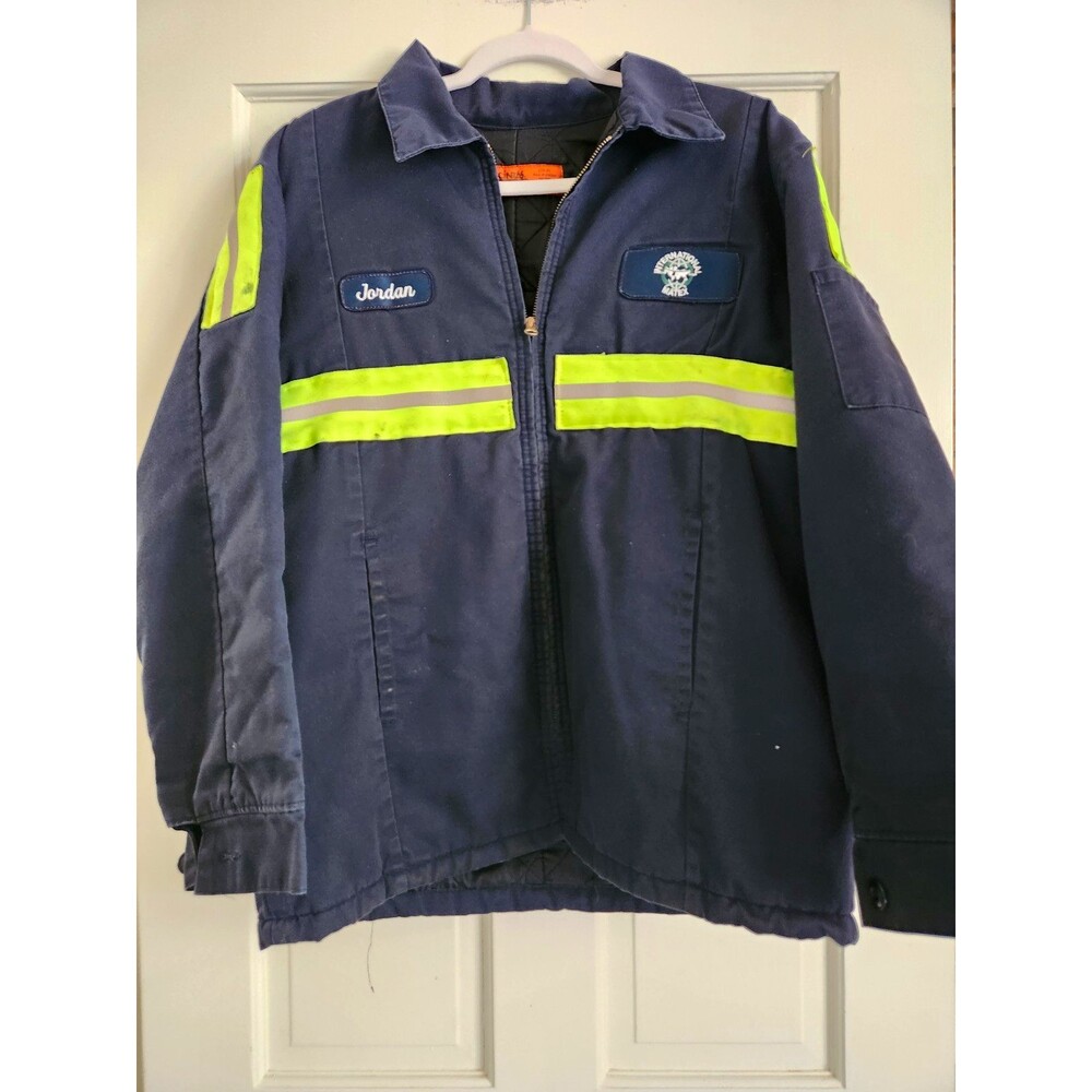 Cintas Men’s Hi-Vis Reflective Work Jacket Poly/Cotton M-RG 610-20 Med M
